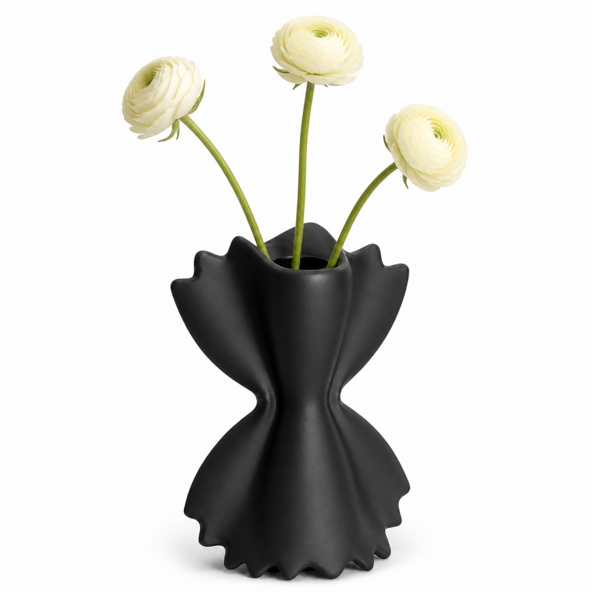 Farfalle Pasta Vase - Black