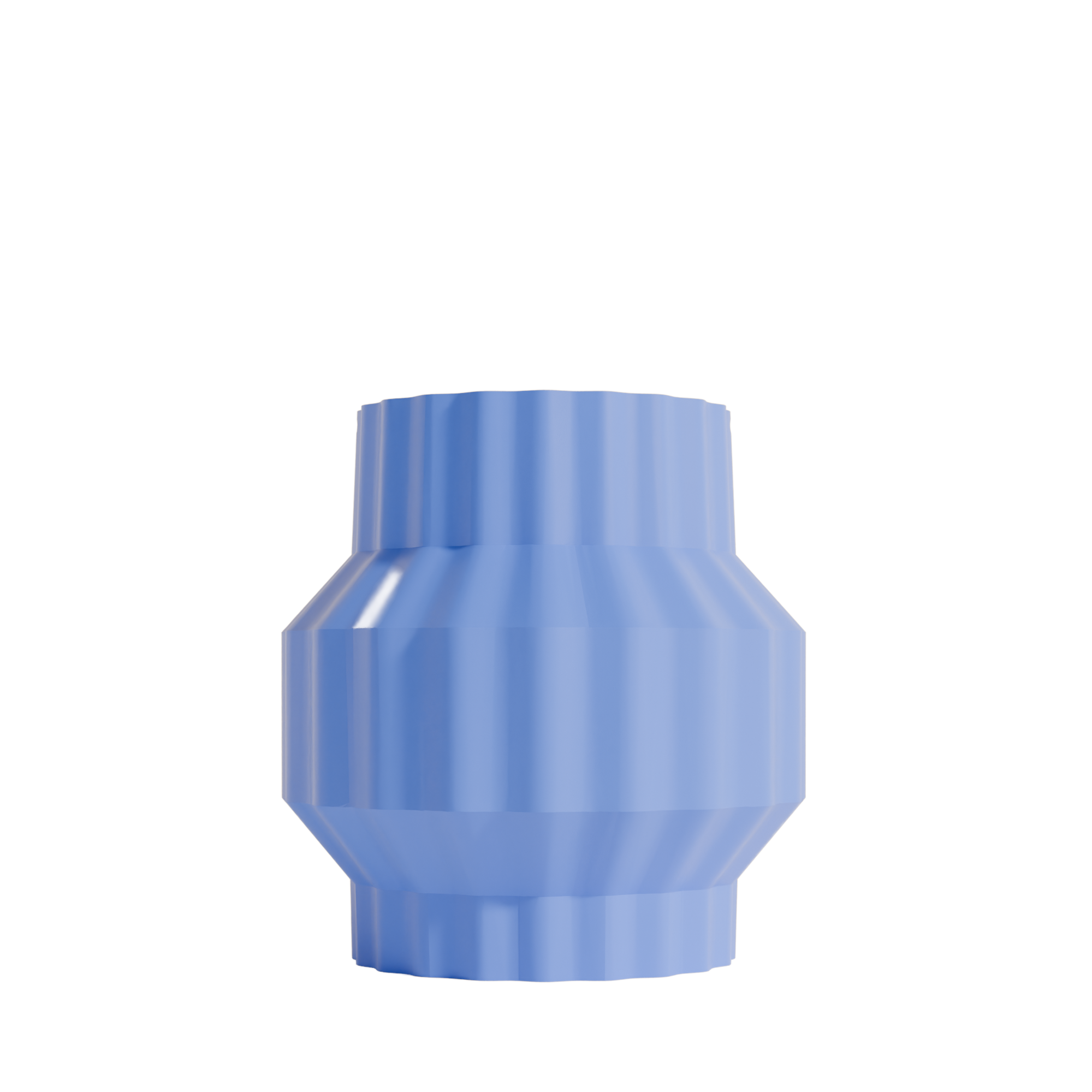 Fiastra Ferrara Kitchen Utensil Holder 16 cm - Blue - ferrara blauw vooraanzicht 1