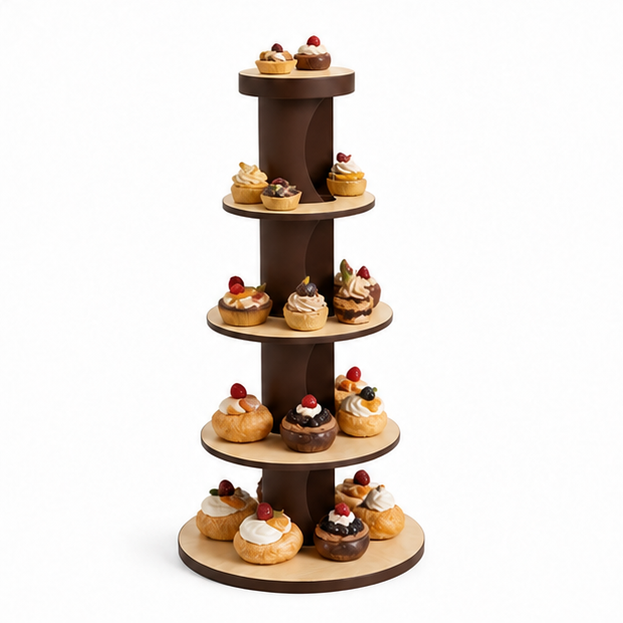 Fiastra etagere 5 etages - Brown