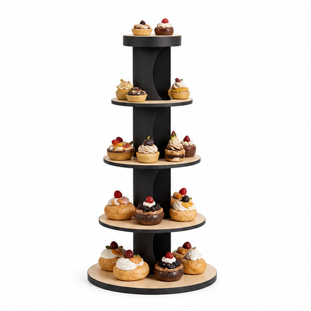 Fiastra etagere 5 etages - Black