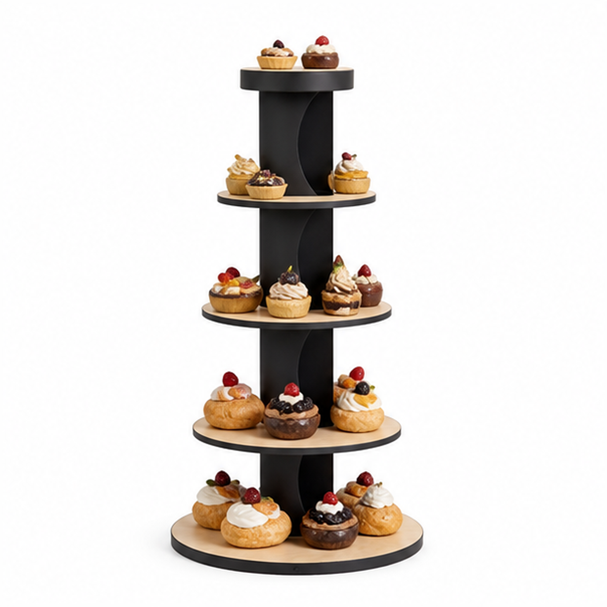 Fiastra etagere 5 etages - Black