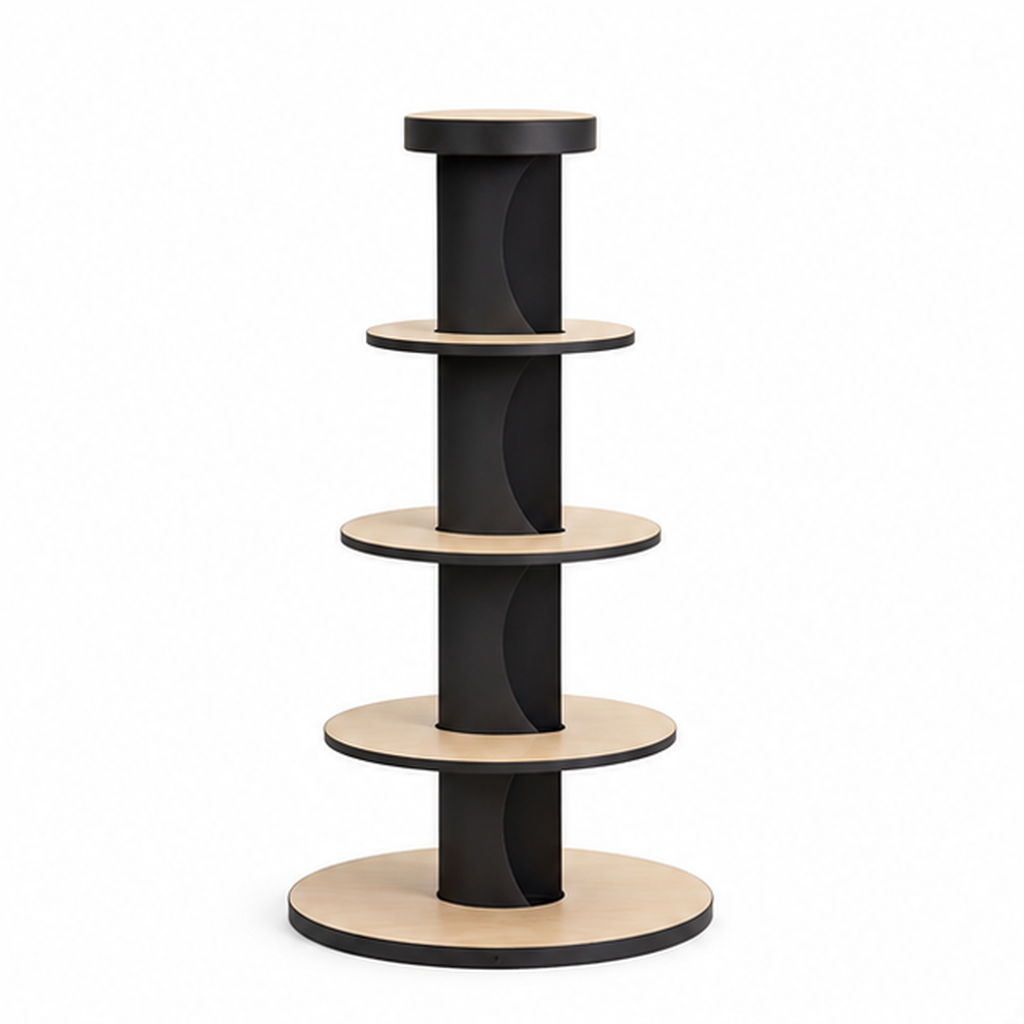 Fiastra etagere 5 etages - Black