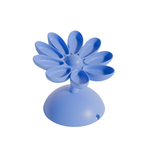 Fiastra Flora Key Holder - Blue - flora blauw bovenaanzicht 1