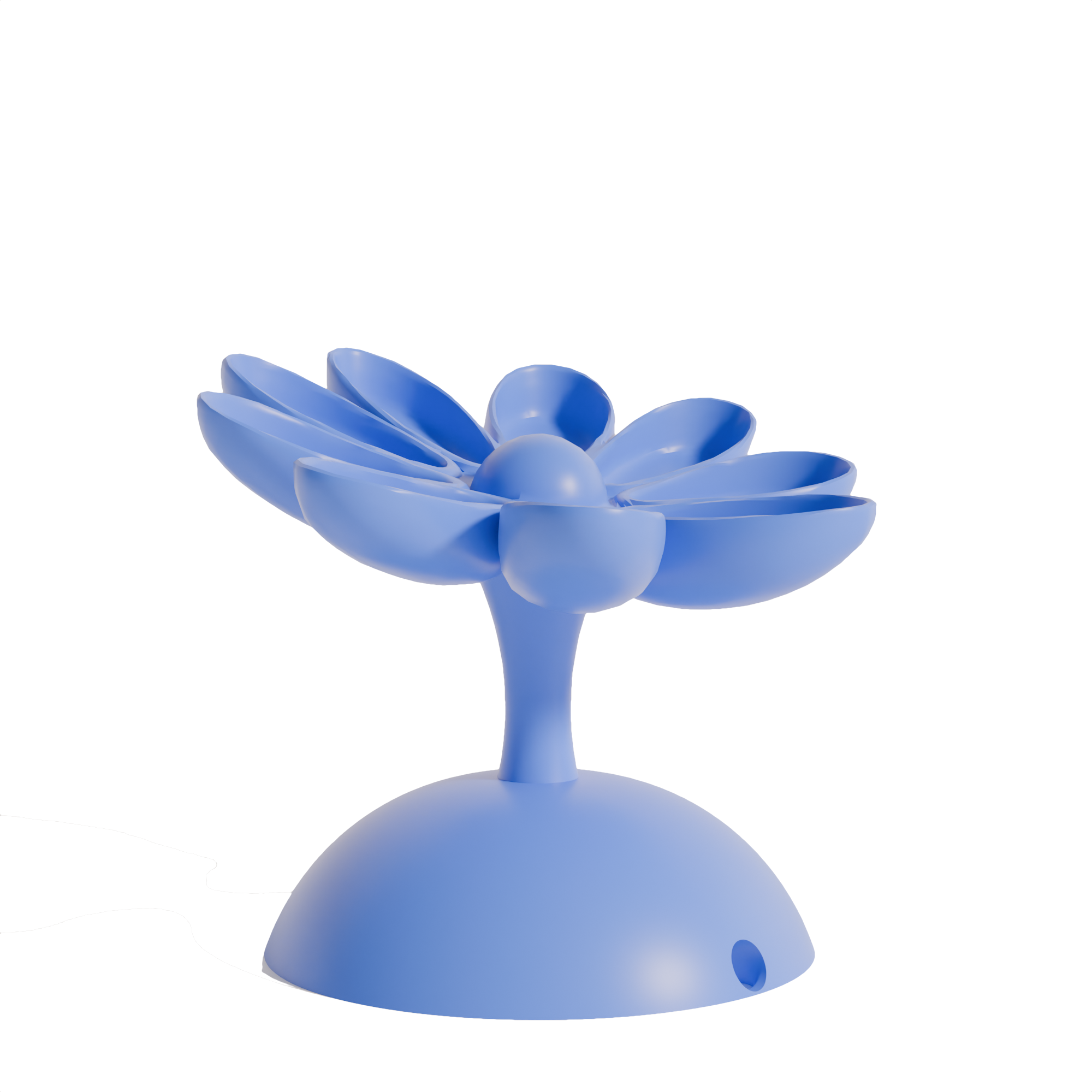 Fiastra Flora Key Holder - Blue - flora blauw vooraanzicht 1
