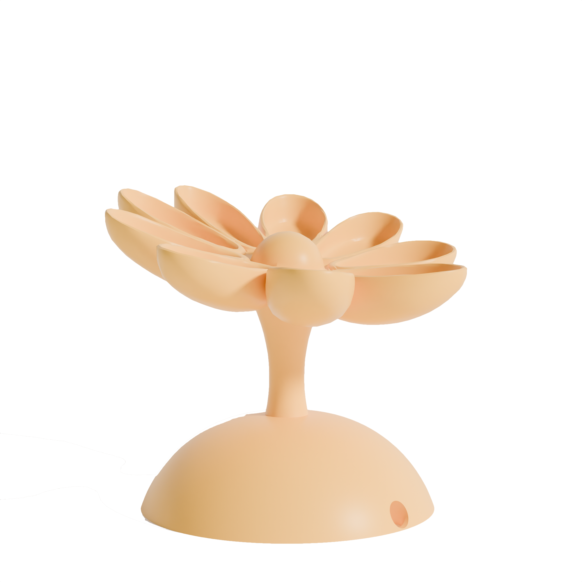 Fiastra Flora Key Holder - Yellow - flora geel vooraanzicht 1
