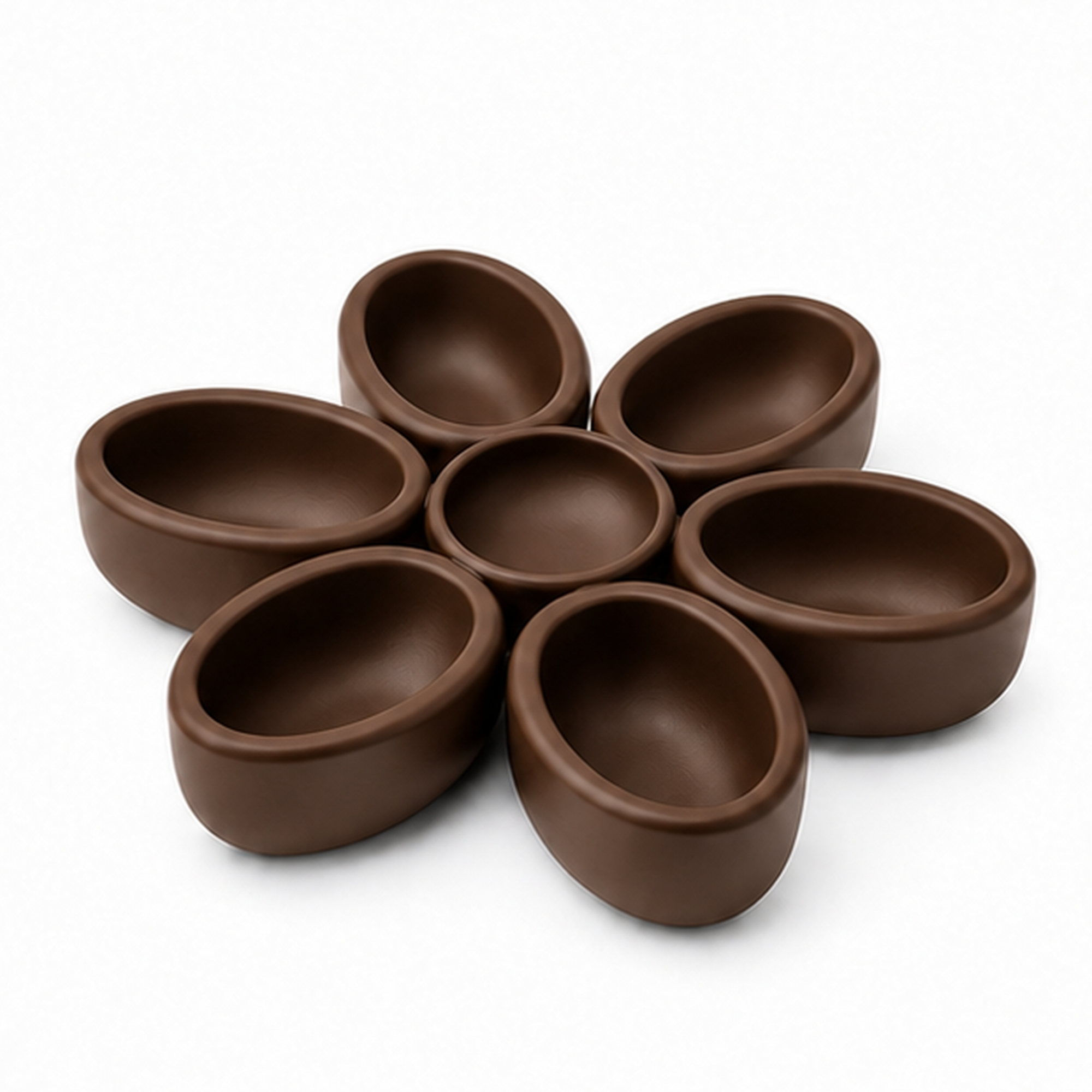 Flower large organizer - Brown