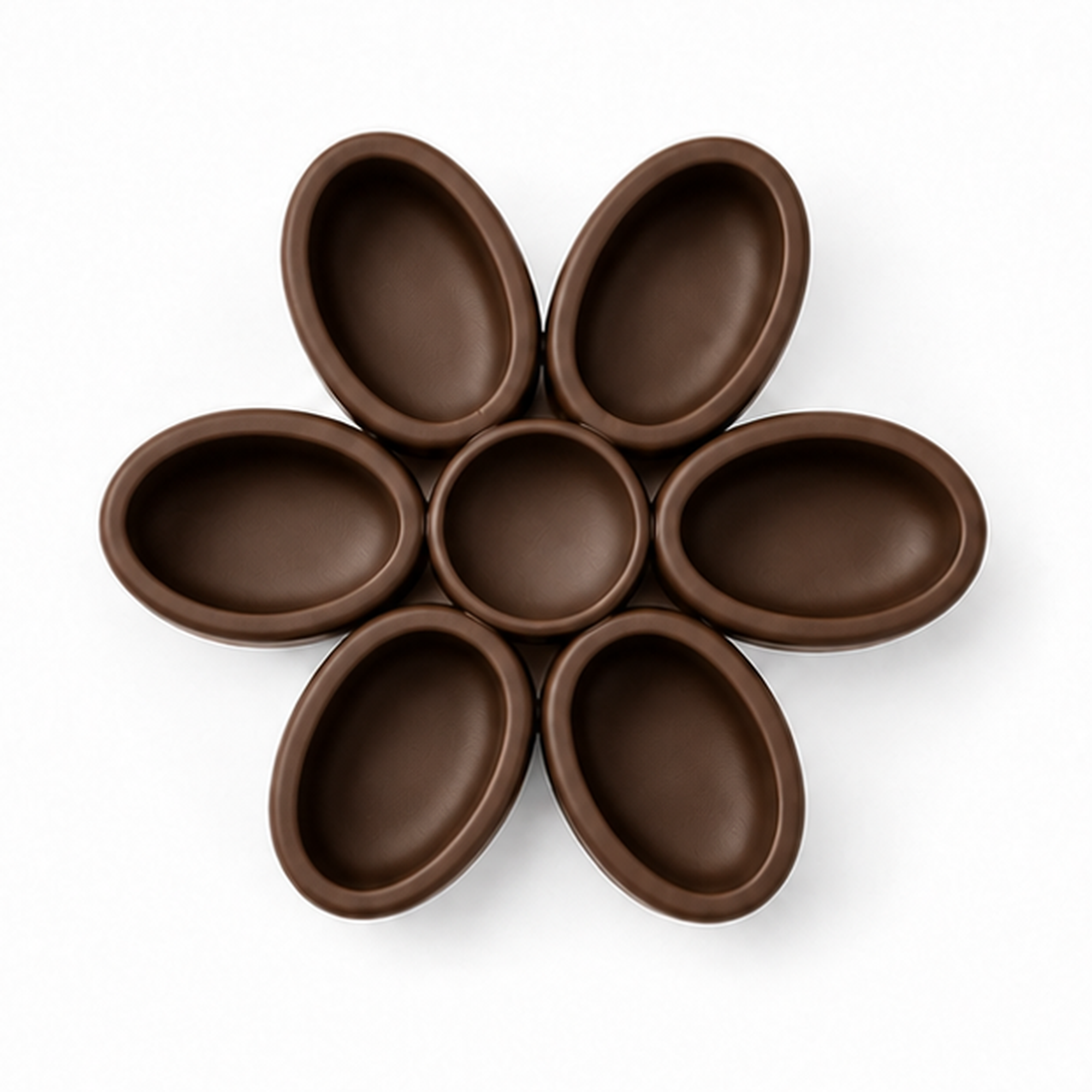 Flower large organizer - Brown