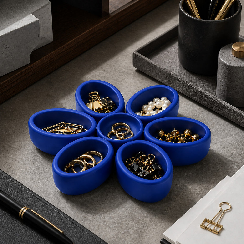Flower large organizer - Royal Blue