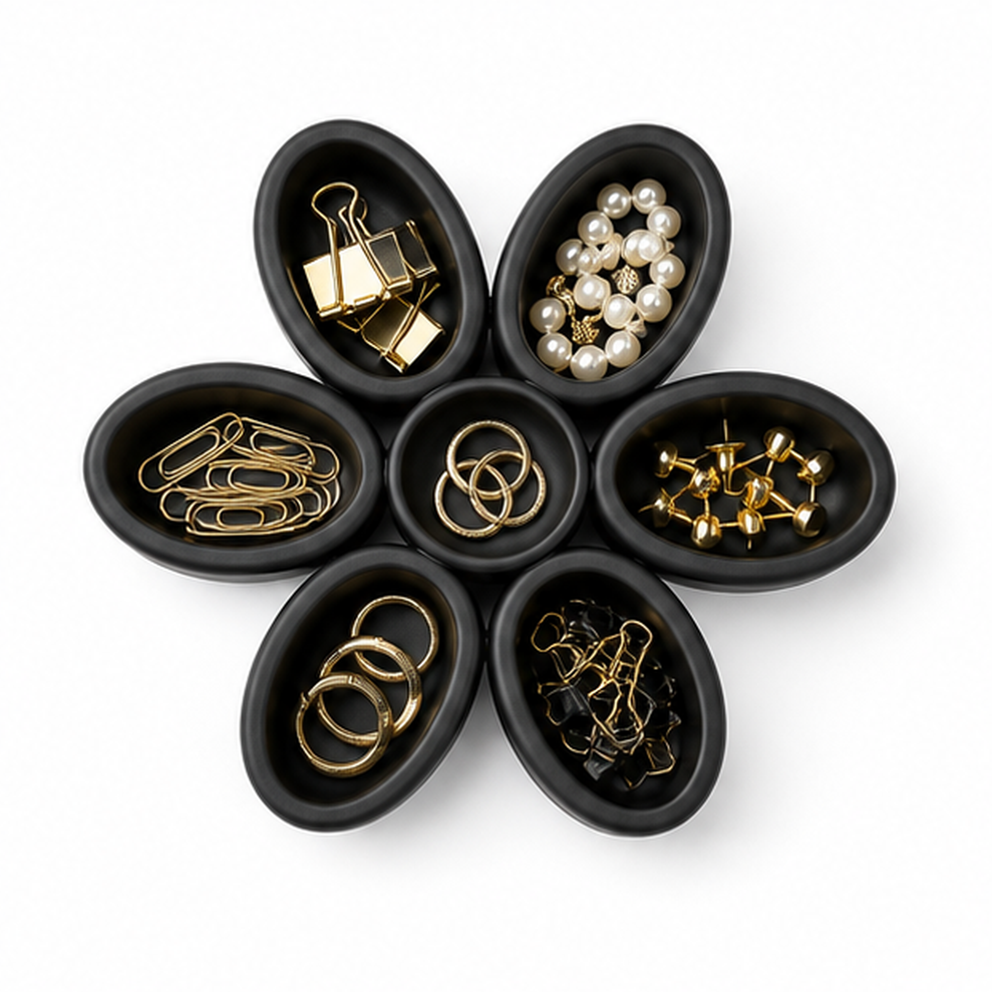 Flower large organizer - Black