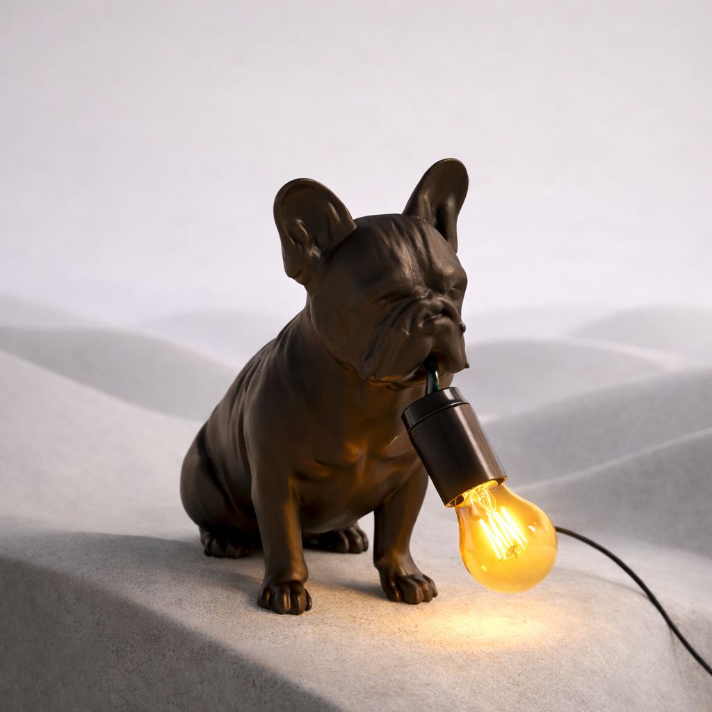 French Bull Dog table lamp