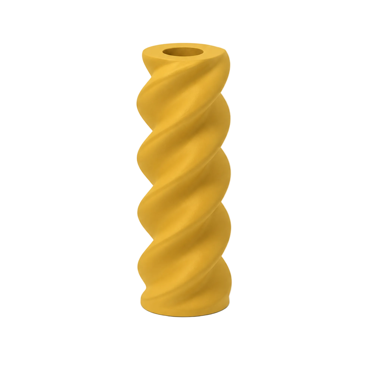 Fusilli Pasta Vase - Yellow