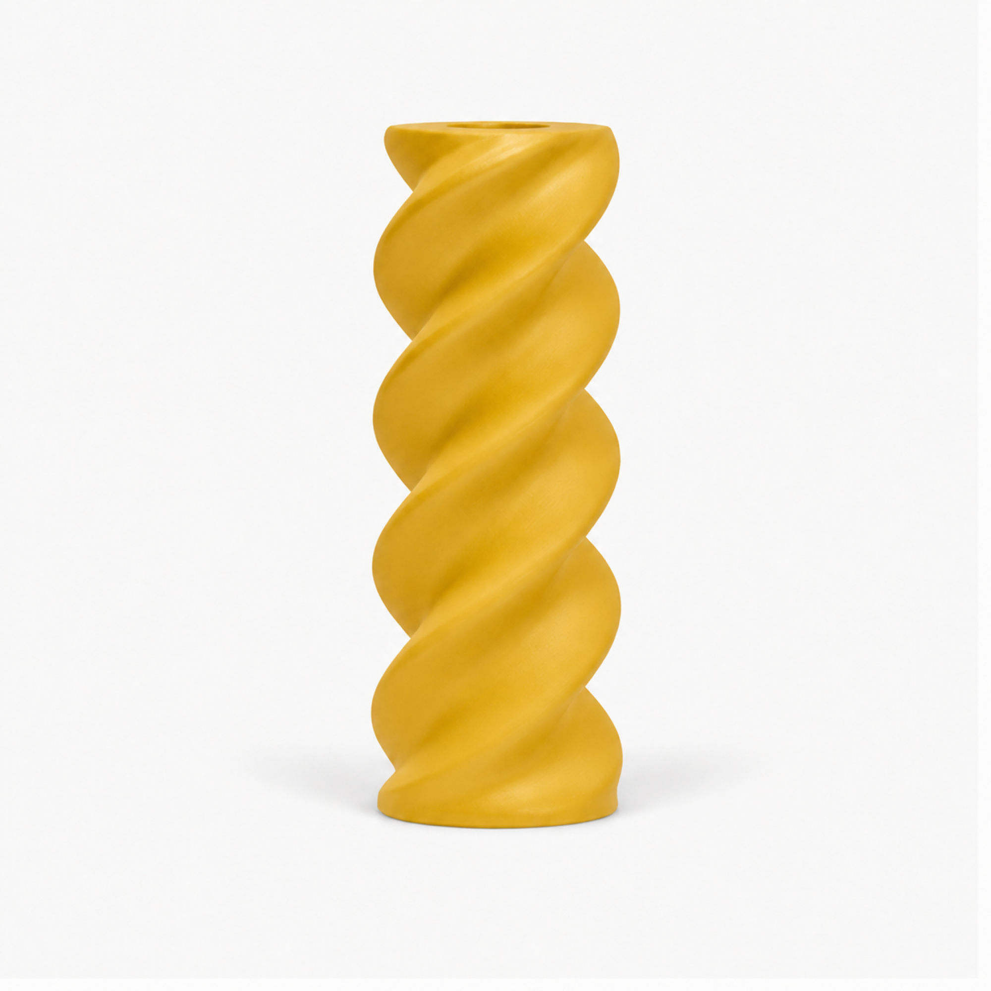 Fusilli Pasta Vase - Yellow