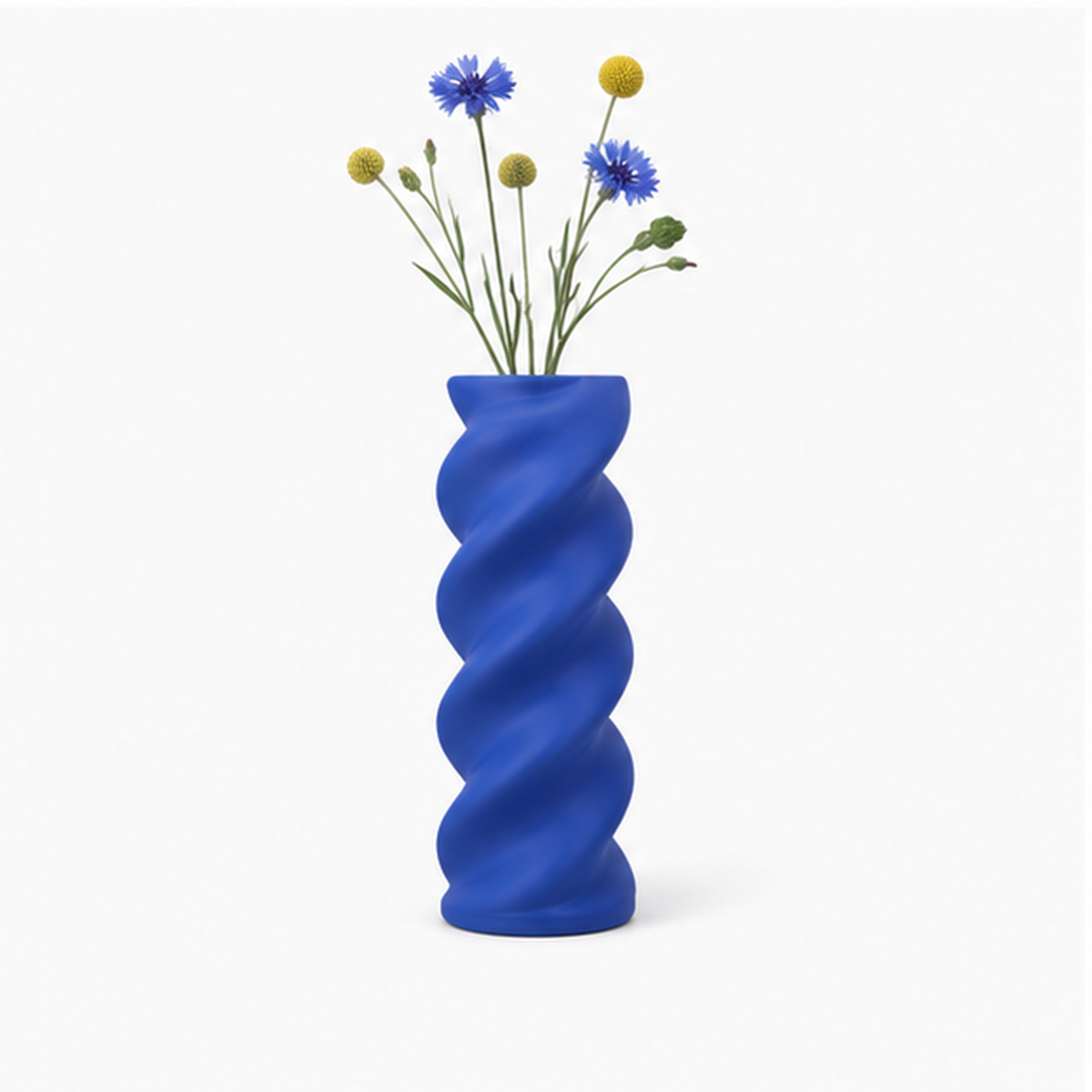 Fusilli Pasta Vase - Royal Blue