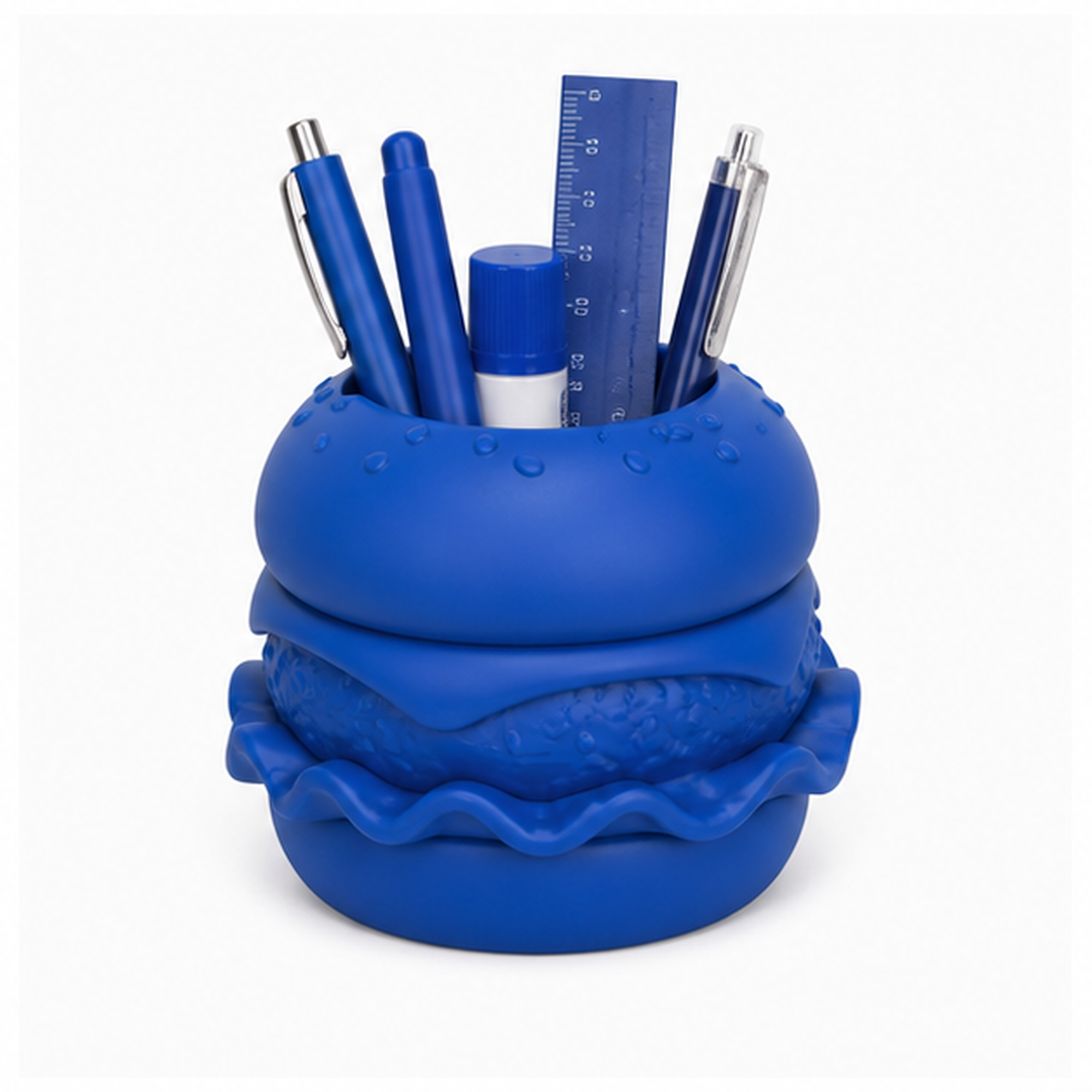 Hamburger Desk Organizer - Royal Blue