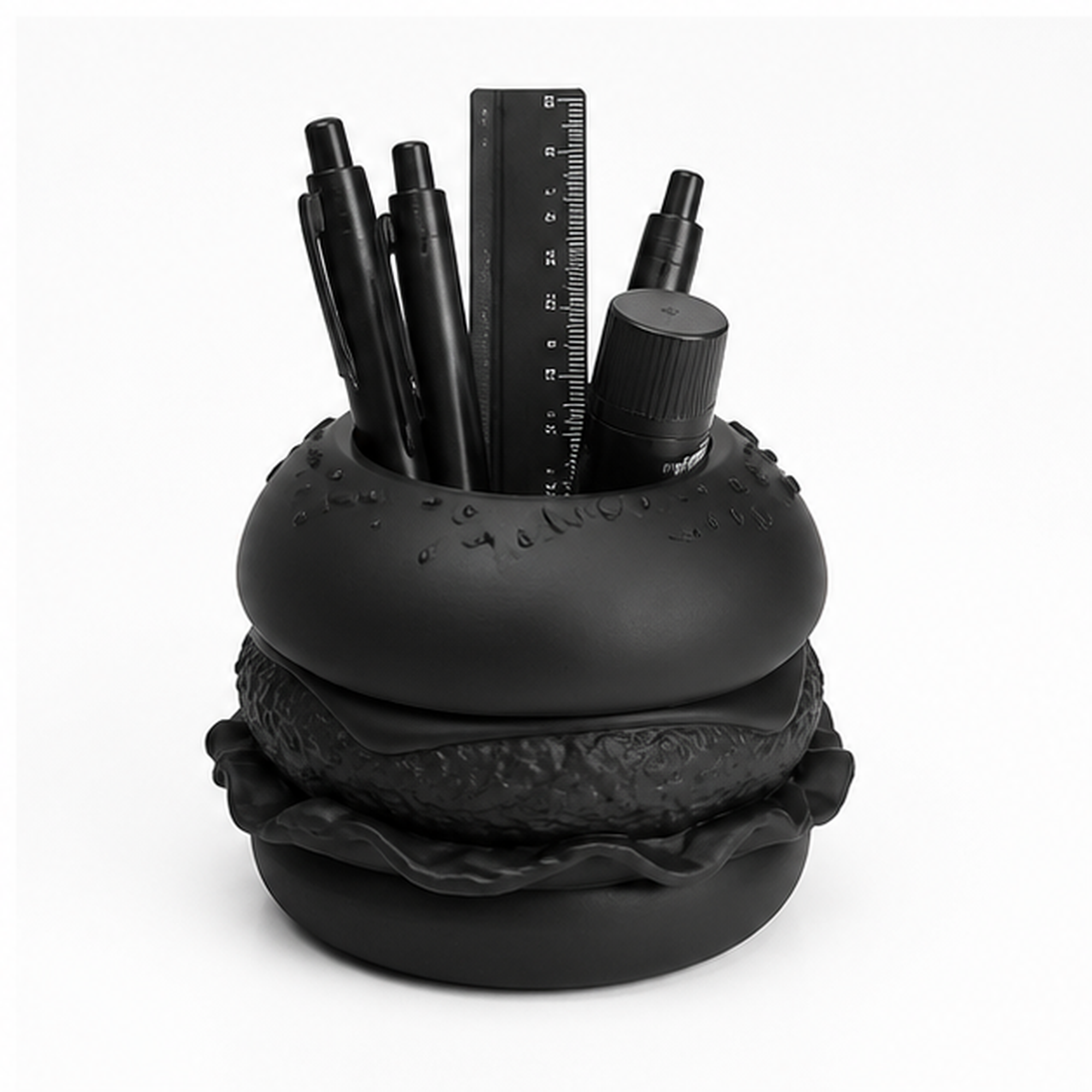 Hamburger Desk Organizer - Black