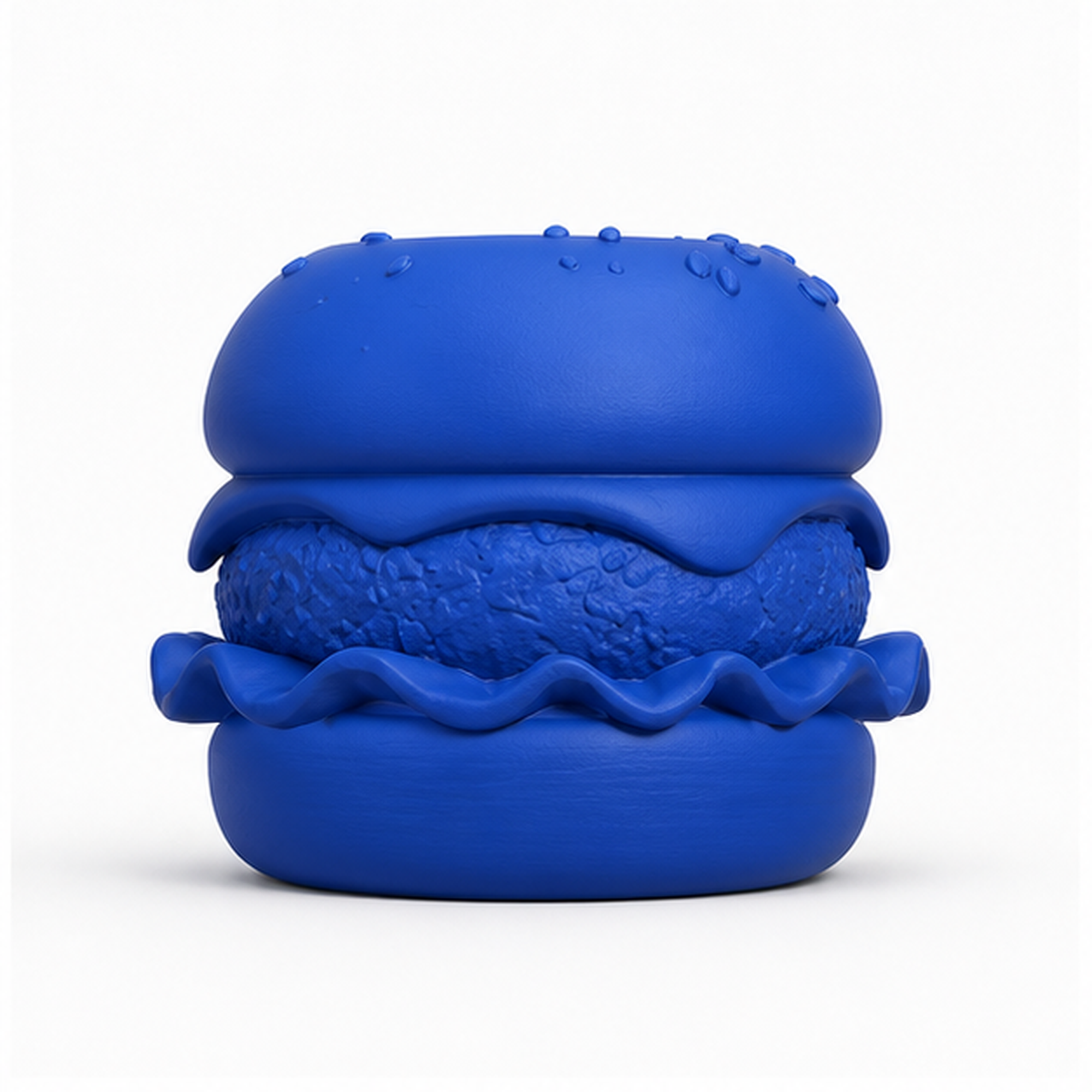Hamburger Plant Pot Vase - Royal Blue