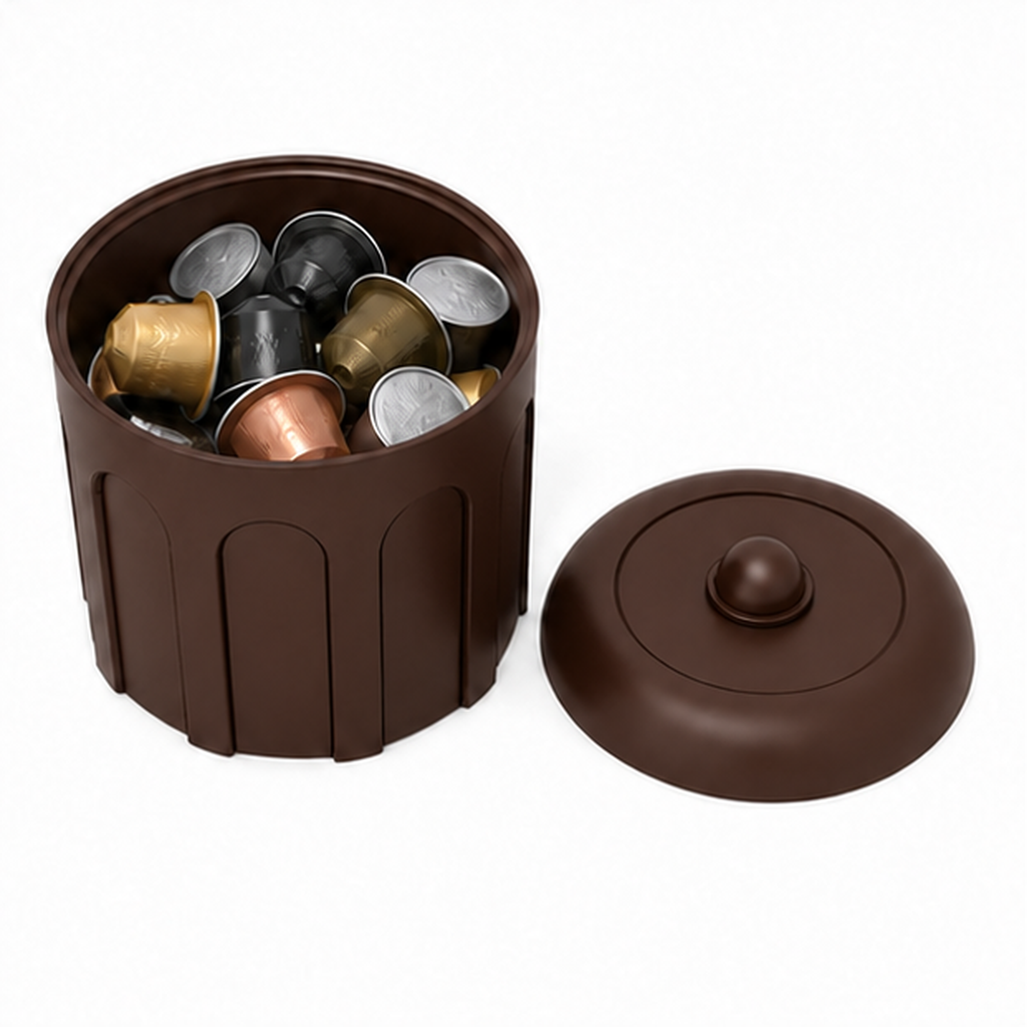 Imperium Coffee Capsule Organizer - Brown