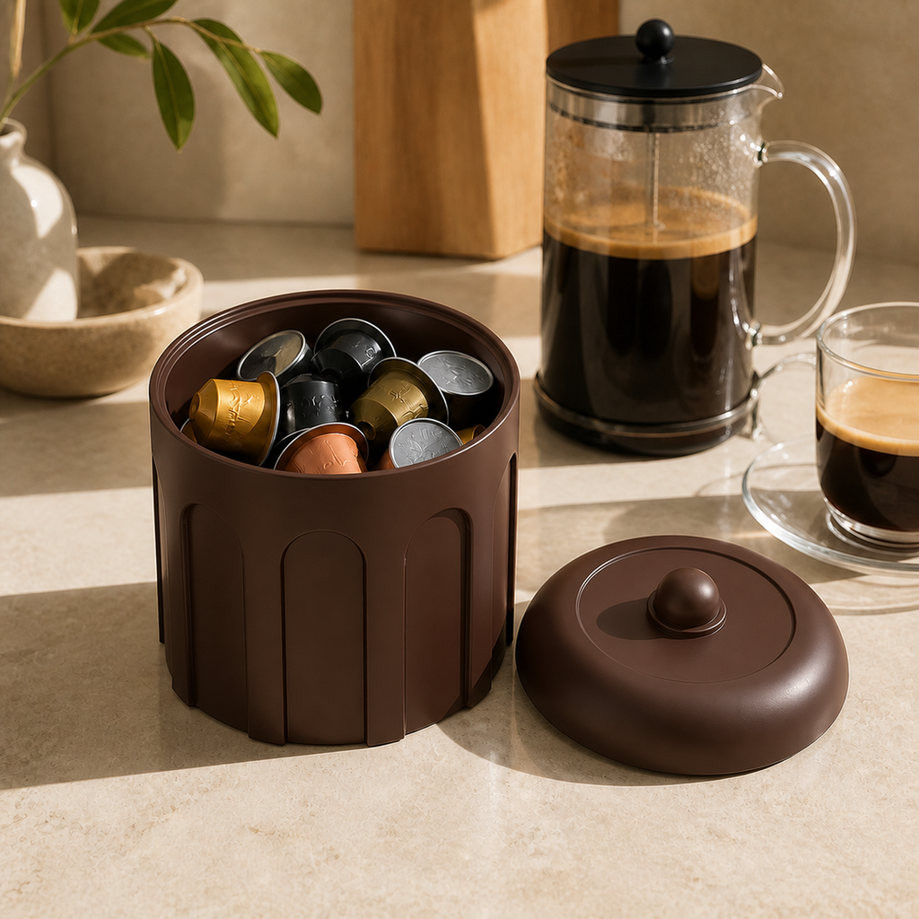 Imperium Coffee Capsule Organizer - Brown