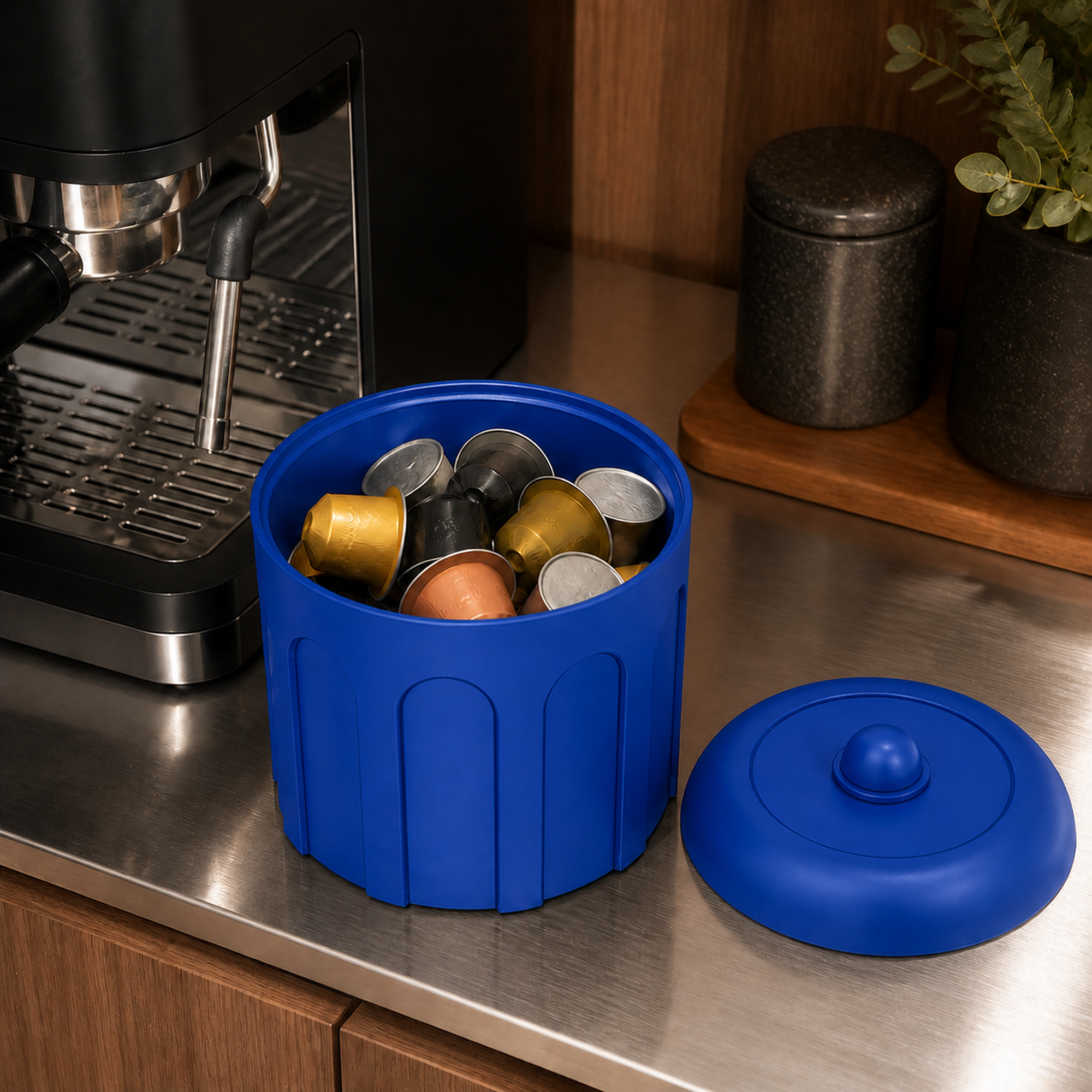 Imperium Coffee Capsule Organizer - Royal Blue