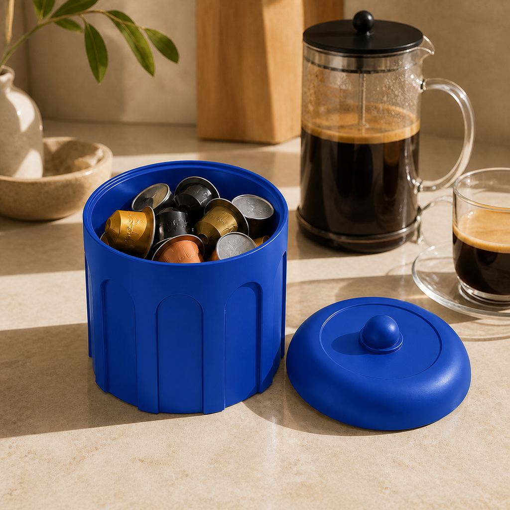 Imperium Coffee Capsule Organizer - Royal Blue