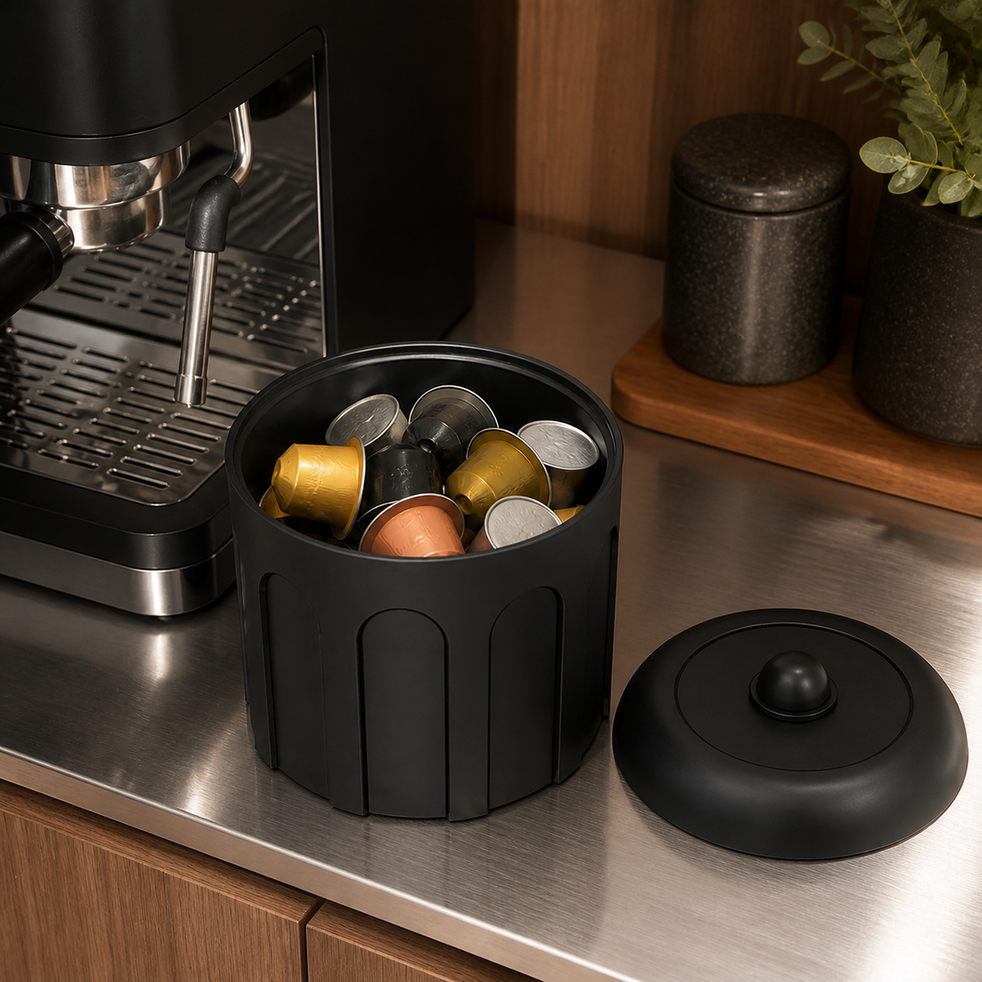 Imperium Coffee Capsule Organizer - Black