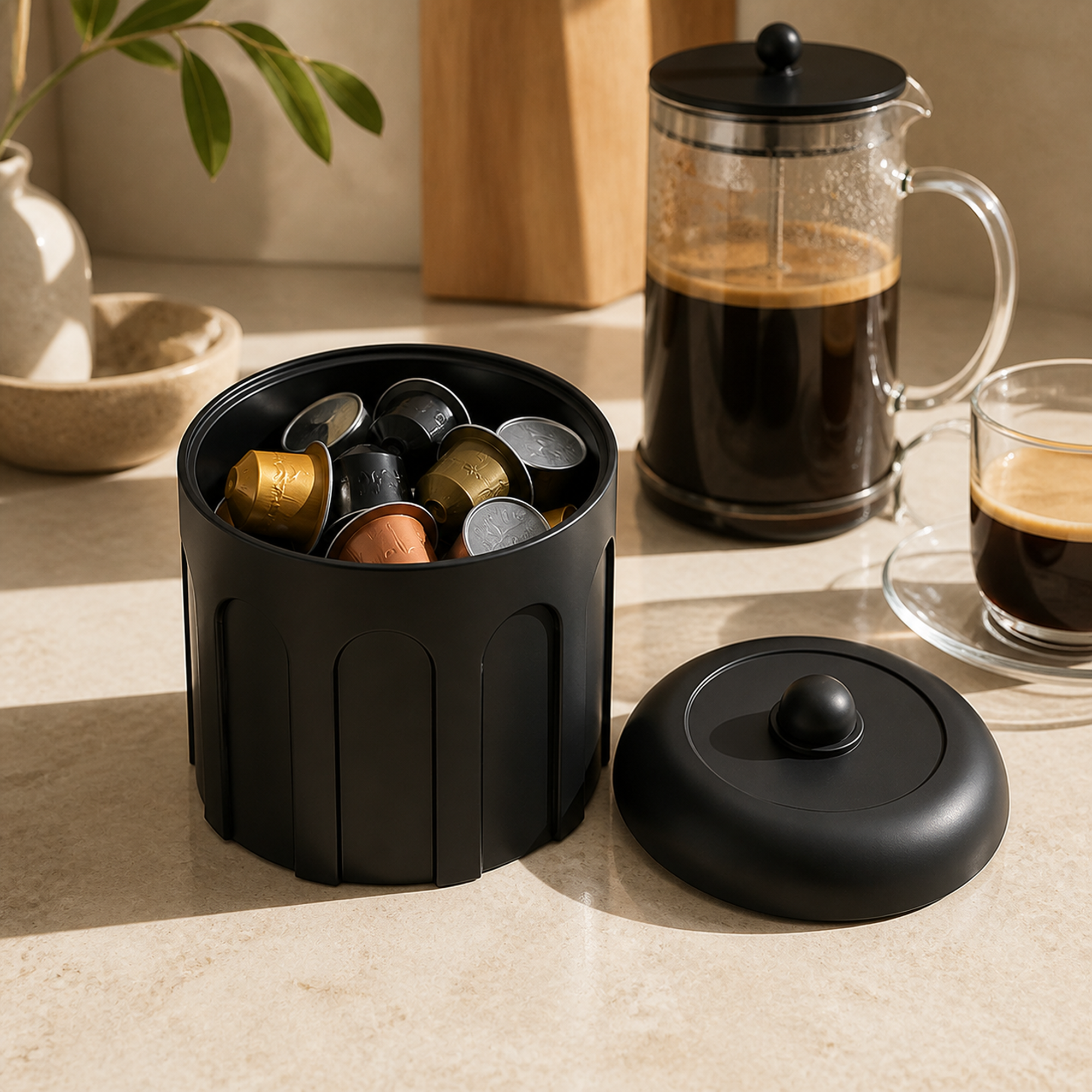 Imperium Coffee Capsule Organizer - Black