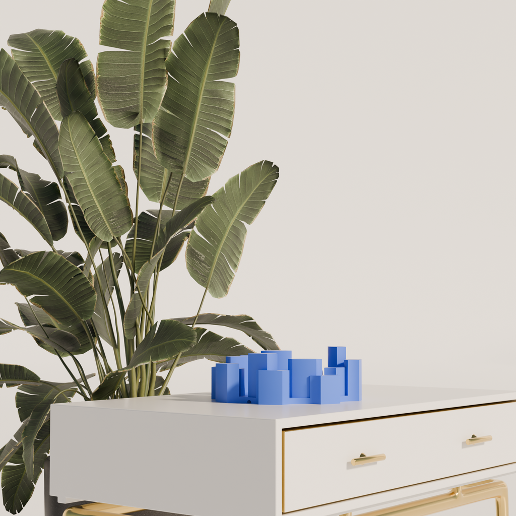 Fiastra Marova Key Organizer - Yellow - marova blauw zwart geel bruin wit sfeerbeeld interieur 1