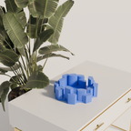 Fiastra Marova Key Organizer - Yellow - marova blauw zwart geel bruin wit sfeerbeeld interieur 2