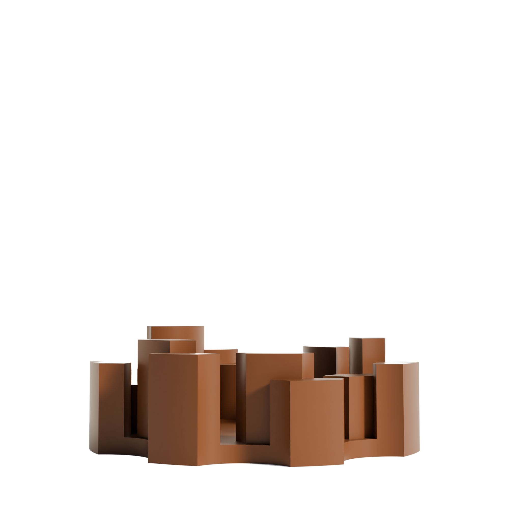 Fiastra Marova Key Organizer - Brown - marova bruin vooraanzicht 1