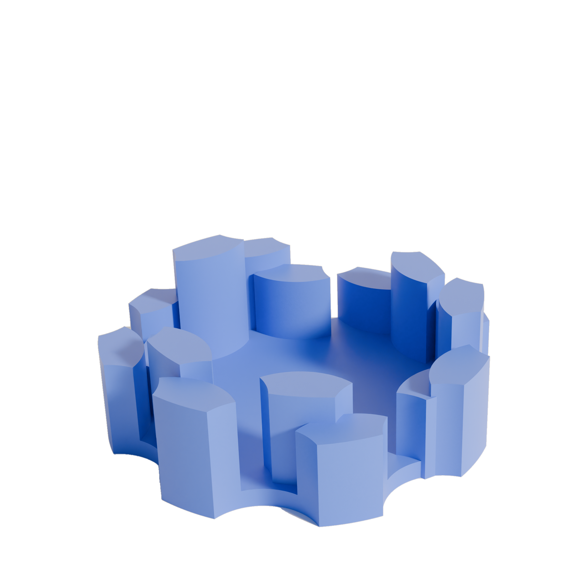 Fiastra Marova Fruit Bowl - Blue - marova fruitschaal blauw studio 2