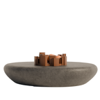 Fiastra Marova Fruit Bowl - Brown - marova fruitschaal bruin sfeerbeeld sokkel 1