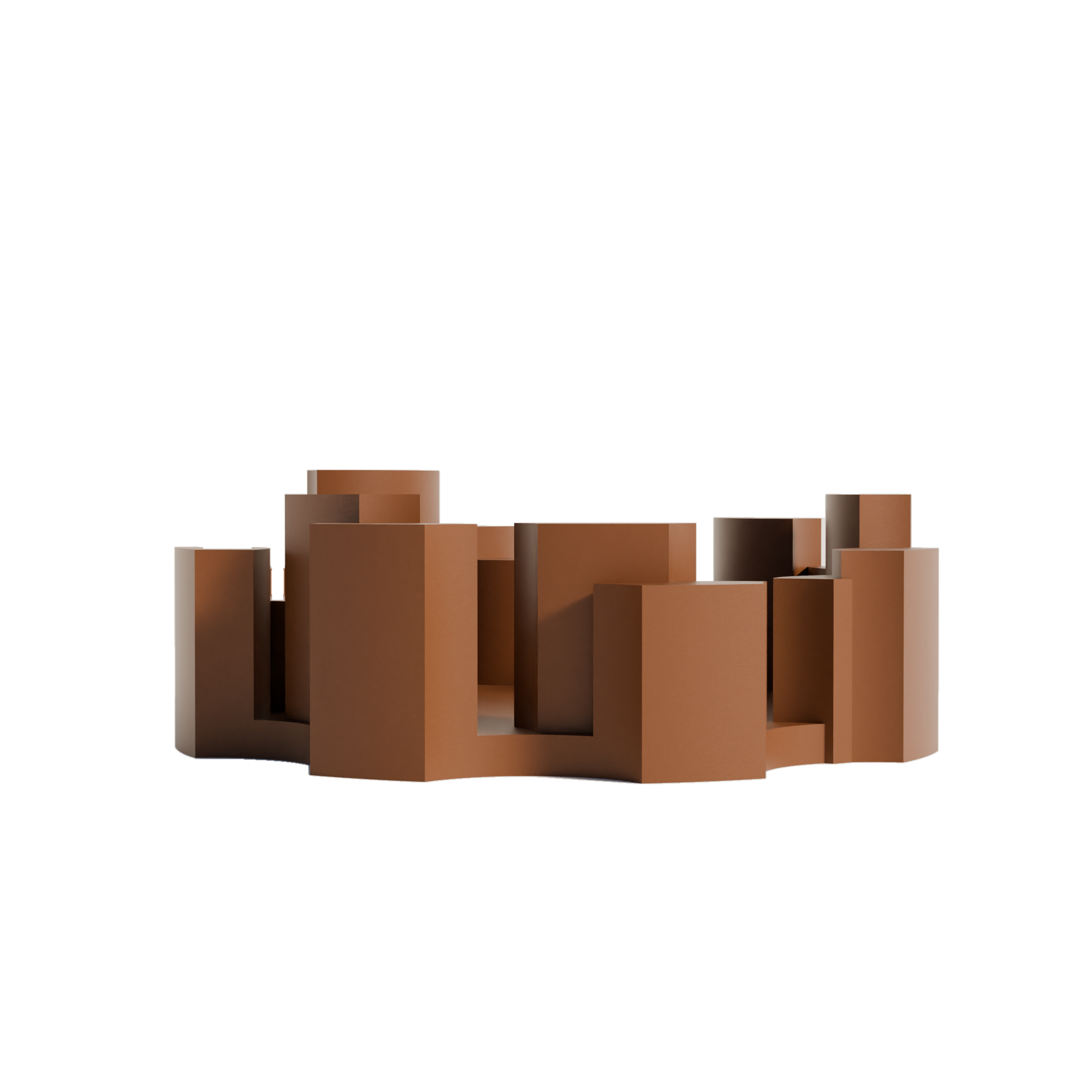Fiastra Marova Fruit Bowl - Brown - marova fruitschaal bruin studio 1