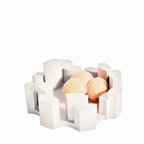 Fiastra Marova Fruit Bowl - White - marova fruitschaal wit met fruit 2