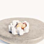 Fiastra Marova Fruit Bowl - White - marova fruitschaal wit sfeerbeeld1 sokkel 2