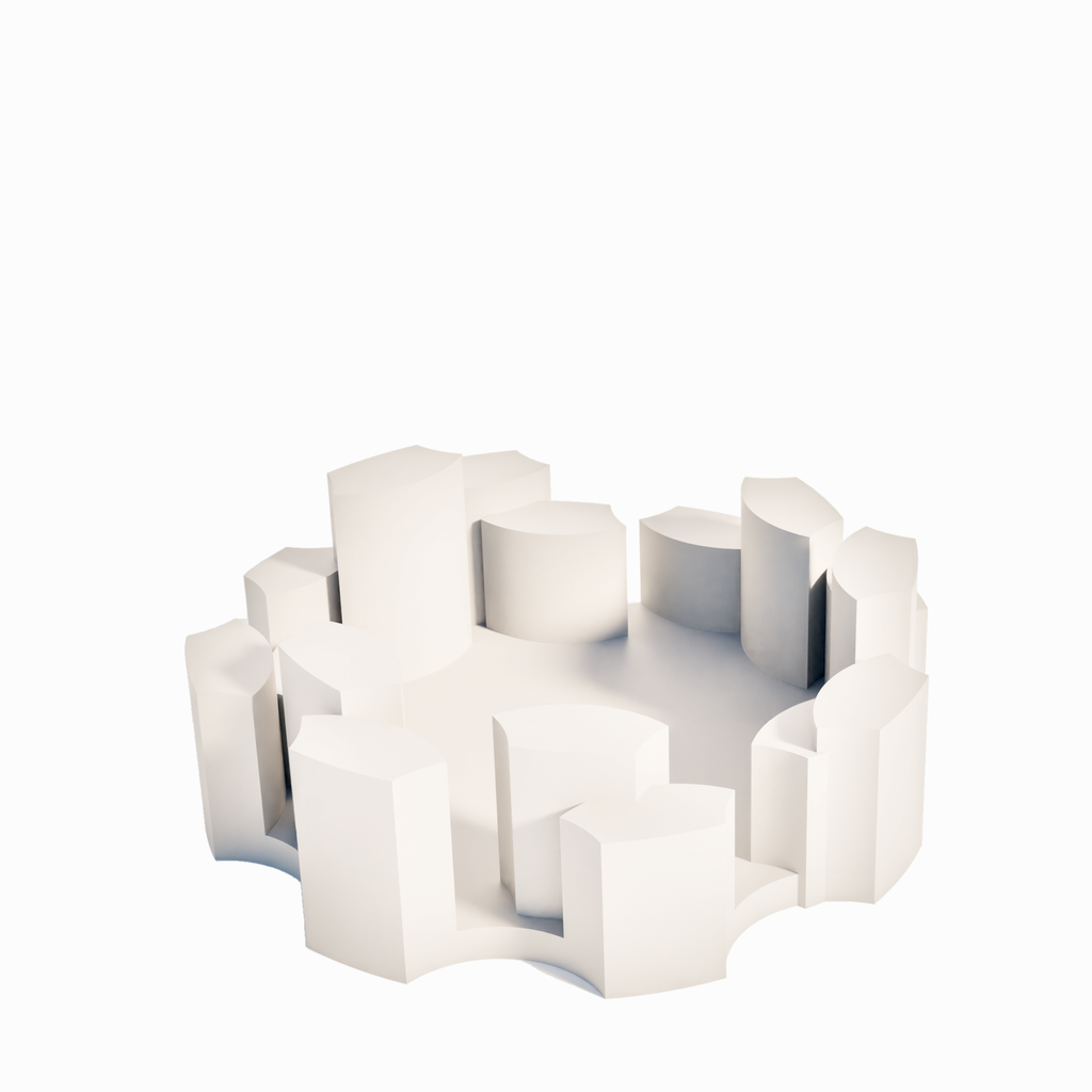Fiastra Marova Fruit Bowl - White - marova fruitschaal wit studio 2