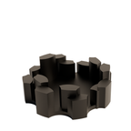 Fiastra Marova Fruit Bowl - Black - marova fruitschaal zwart studio 2
