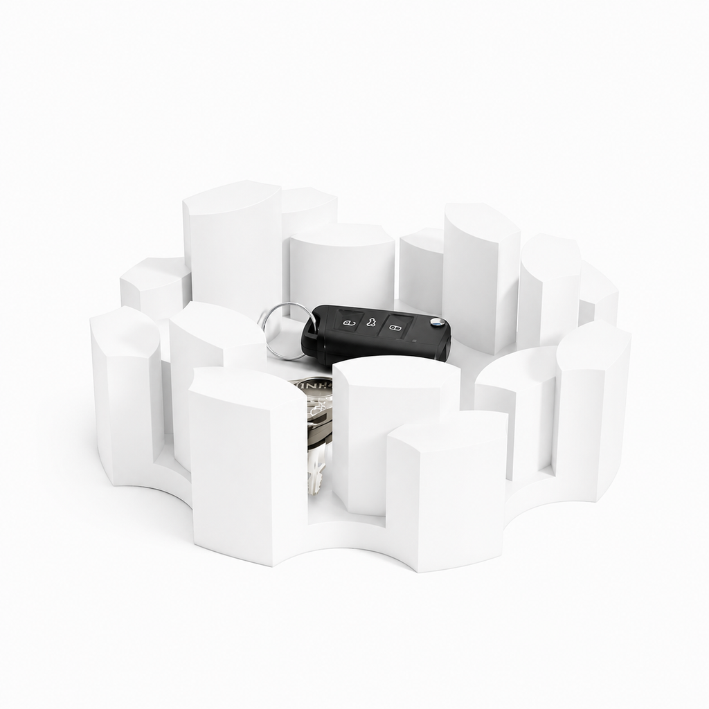 Fiastra Marova Key Organizer - White - marova wit met sleutels 1