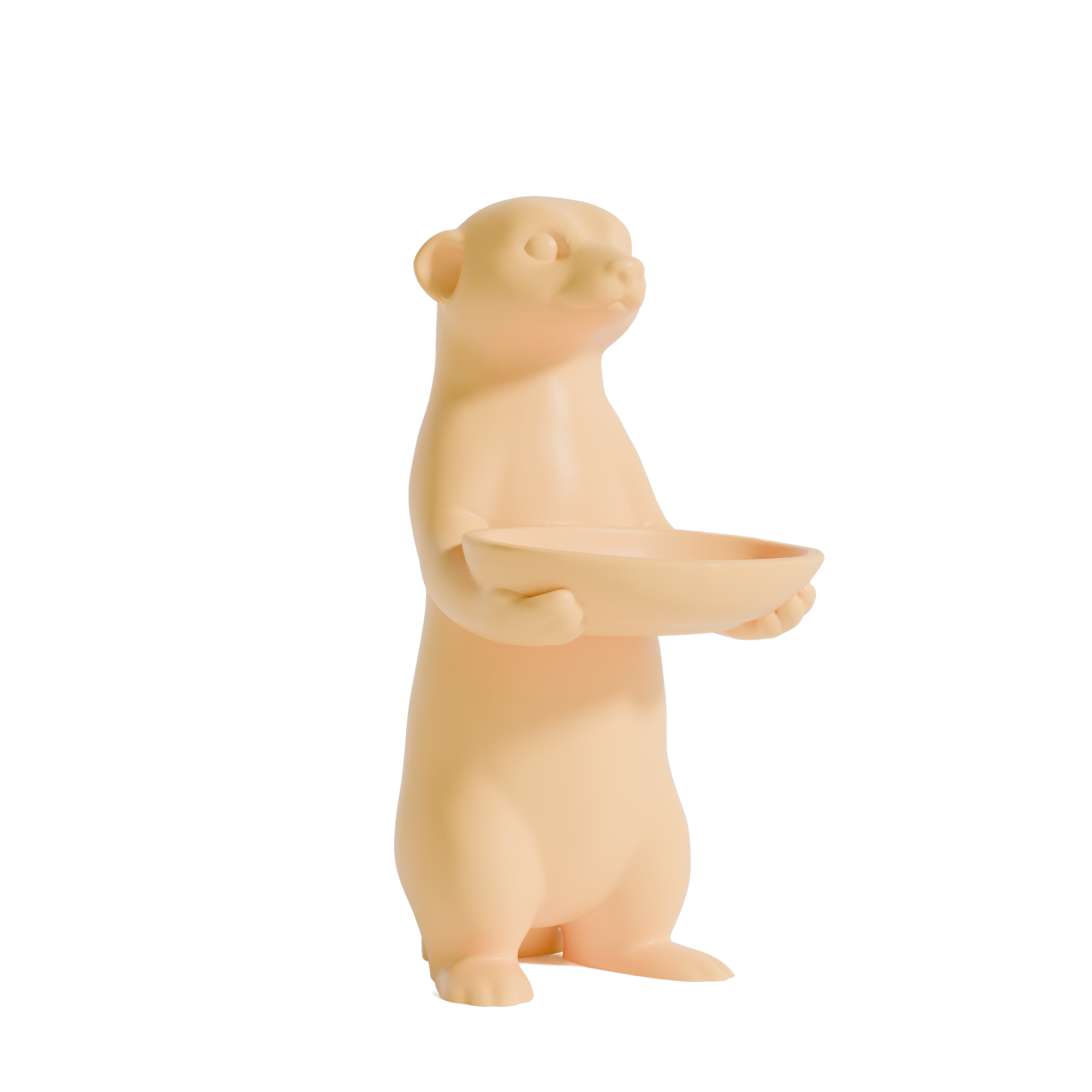 Fiastra Meerkat Key Holder - Yellow - meerkat geel studio 1