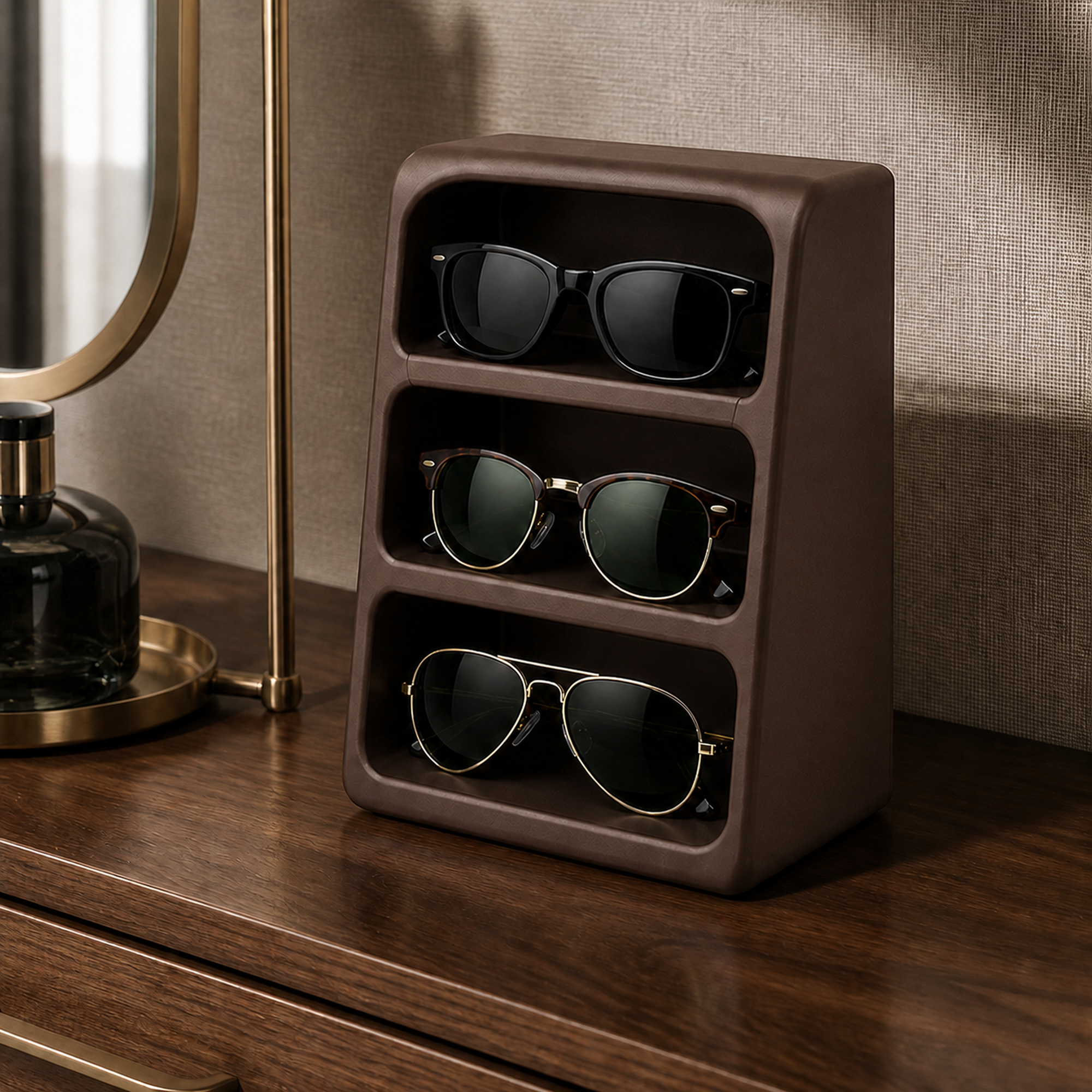 Milano brillenhouder - Brown