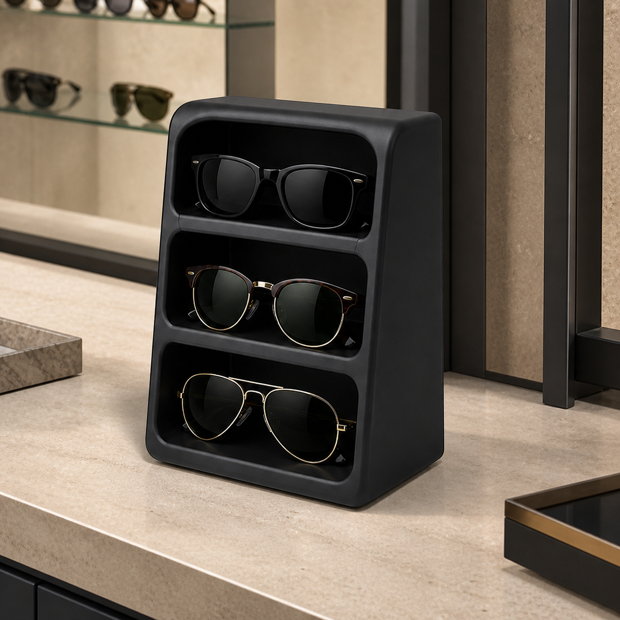 Milano brillenhouder - Black