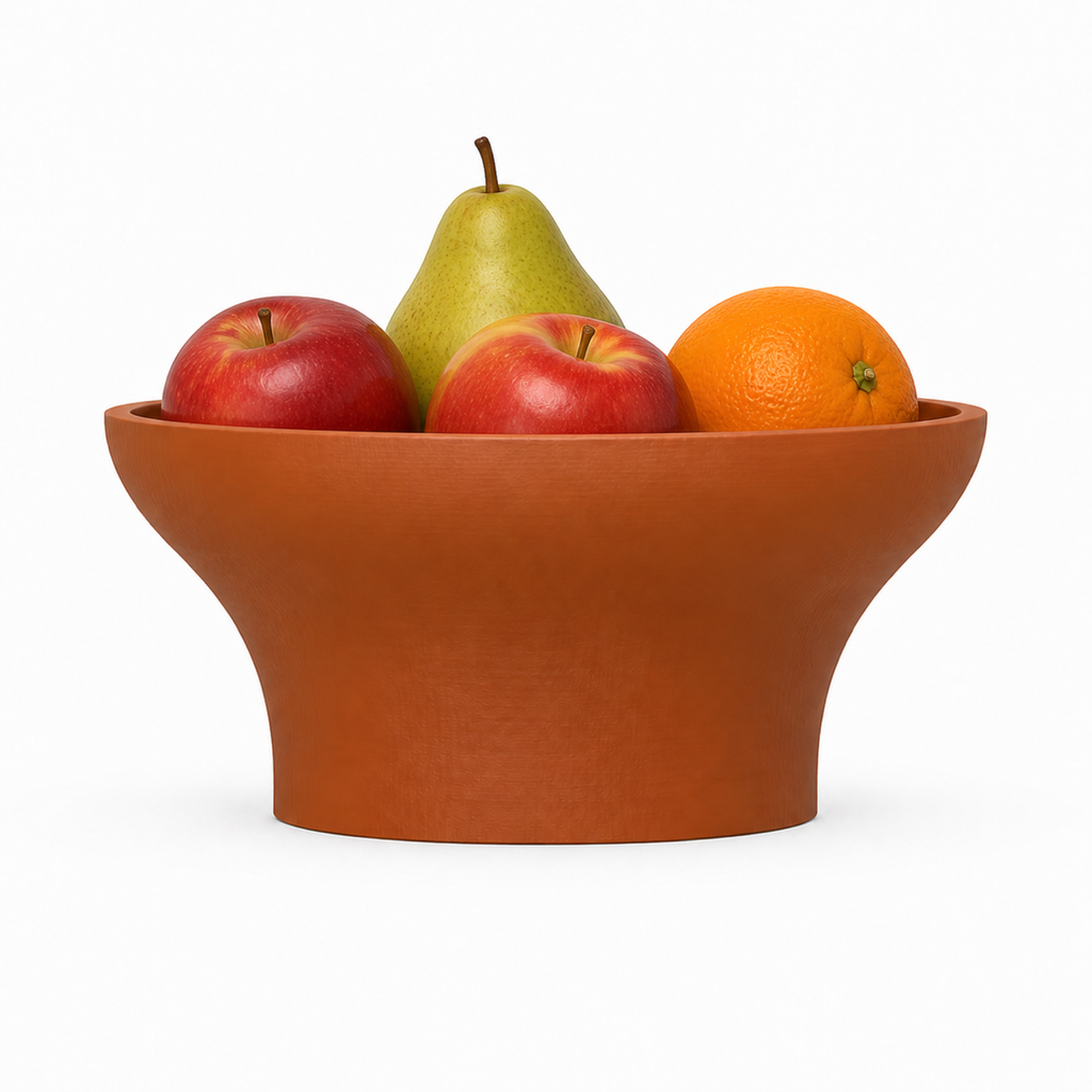 Modena Fruit Bowl - Brown