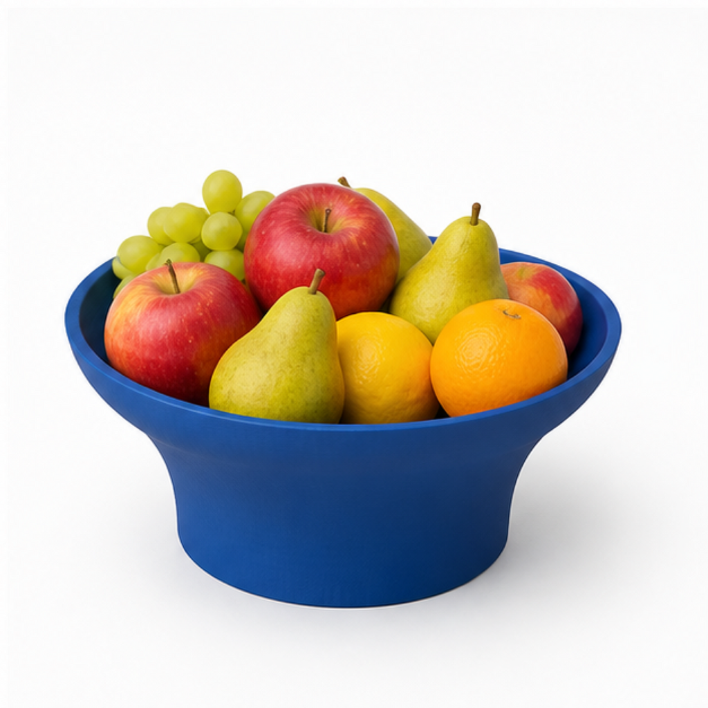 Modena Fruit Bowl - Royal Blue