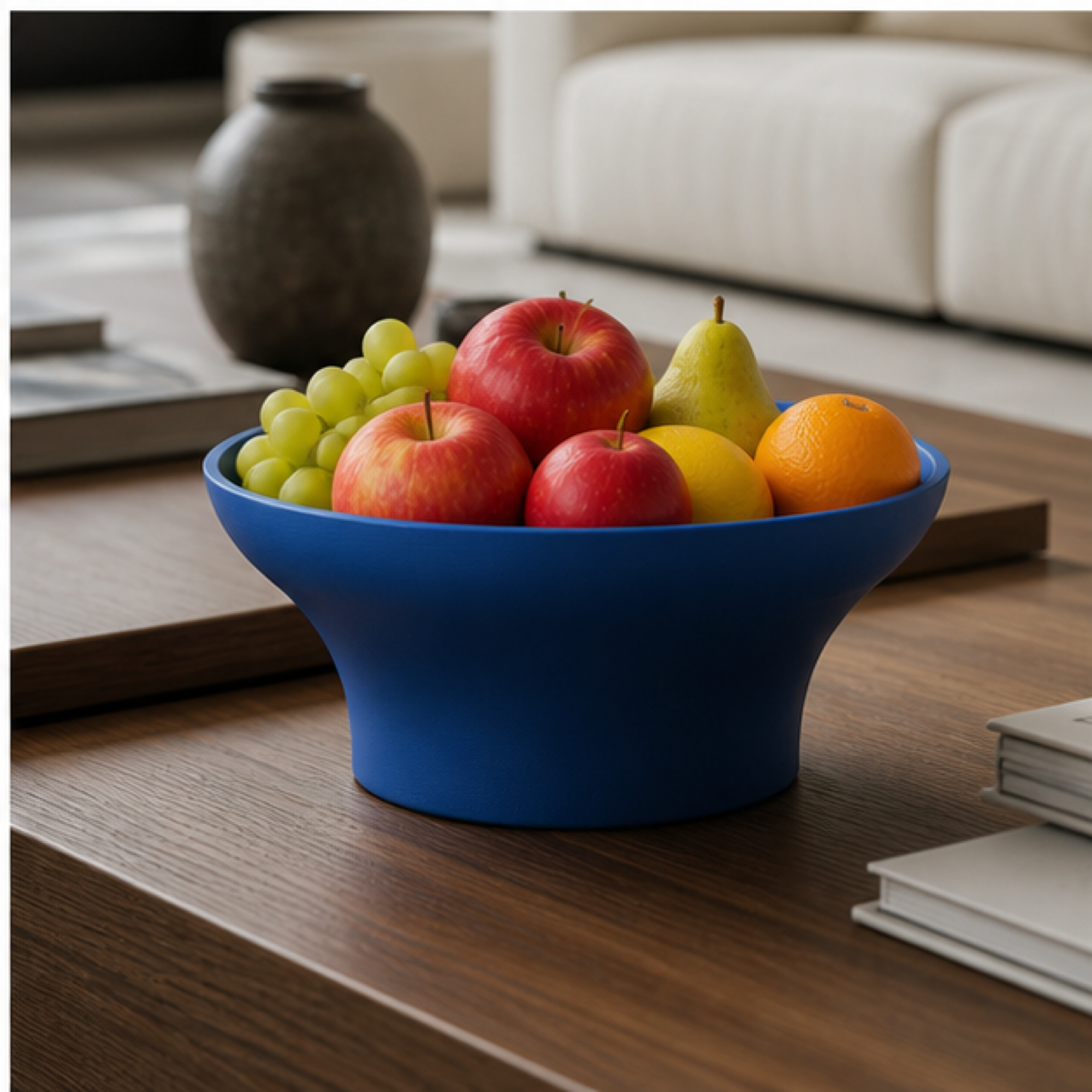 Modena Fruit Bowl - Royal Blue