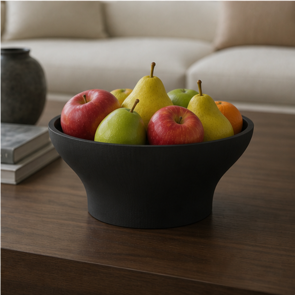 Modena Fruit Bowl - Black