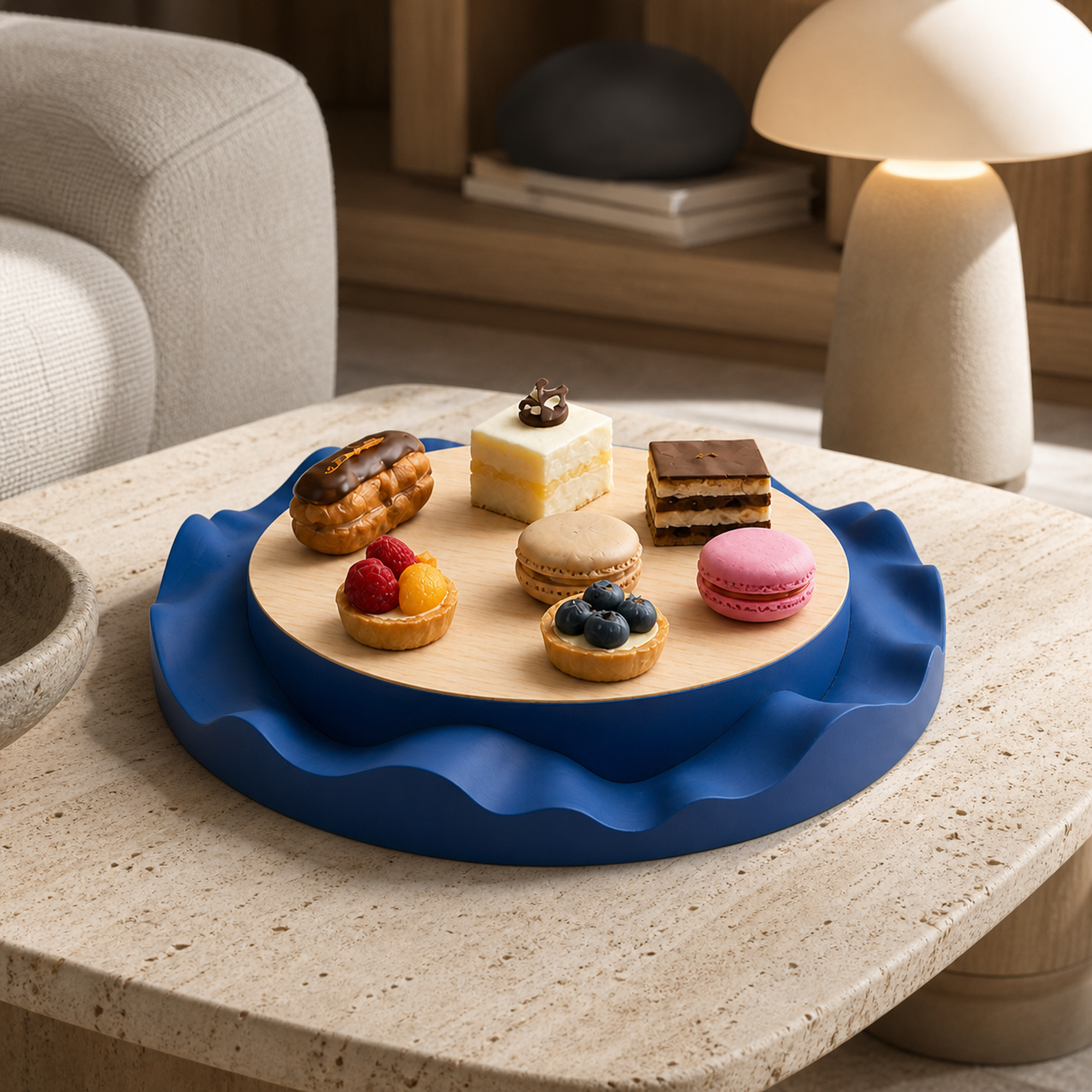 Mosso Cake Stand - Royal Blue