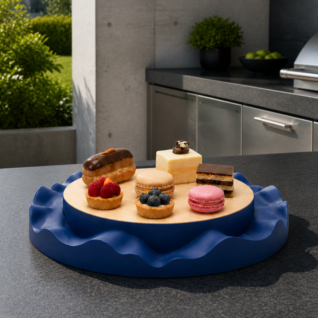 Mosso Cake Stand - Royal Blue