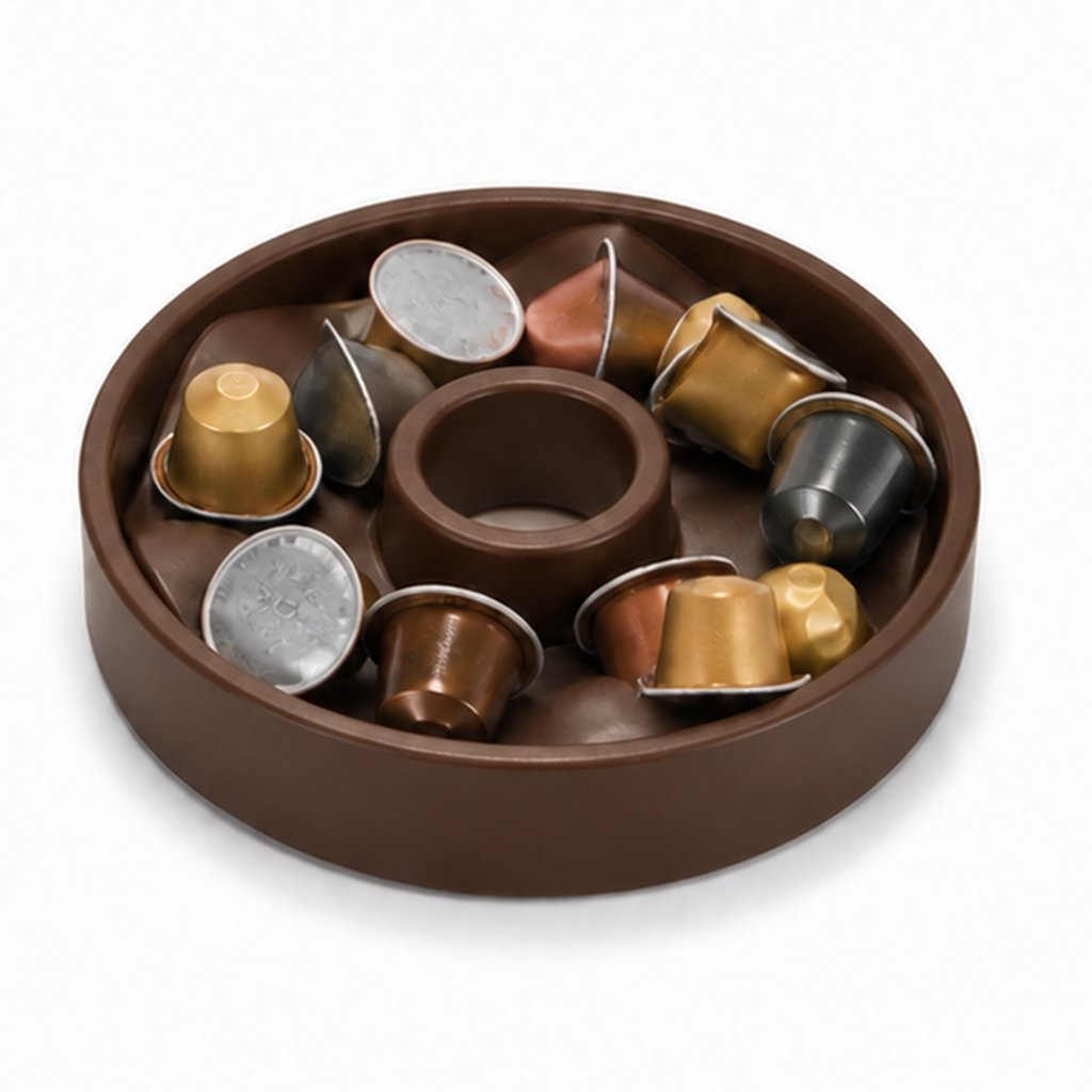 Mosso Universal Coffee Capsule Holder - Brown