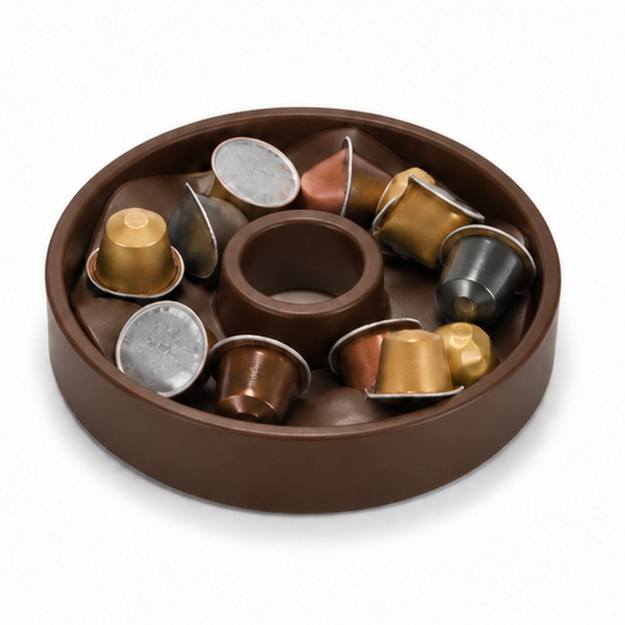 Mosso Universal Coffee Capsule Holder - Brown