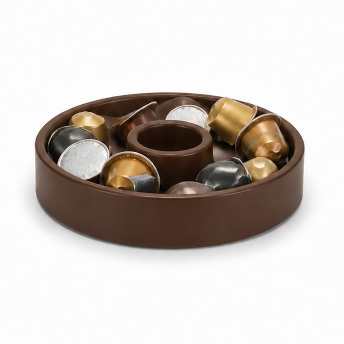 Mosso Universal Coffee Capsule Holder - Brown