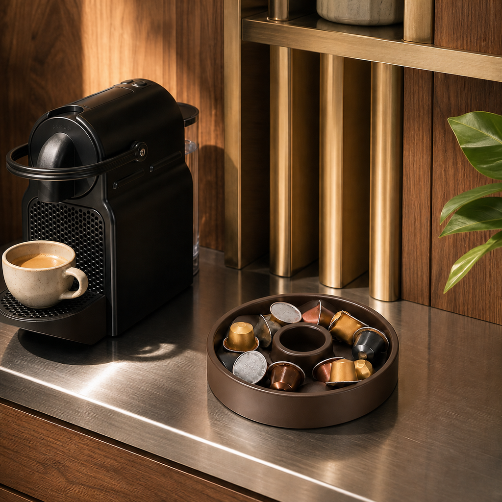 Mosso Universal Coffee Capsule Holder - Brown